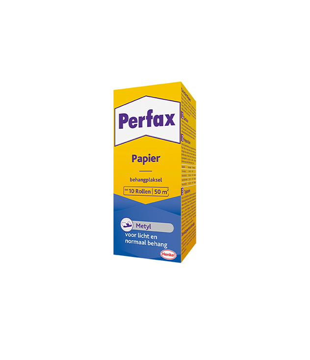 Perfax Blauw (Papier Behang)