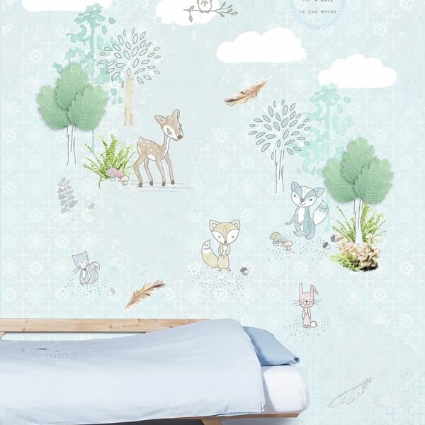 Behangexpresse Kay And Liv Forest Friends Fotobehang INK7046