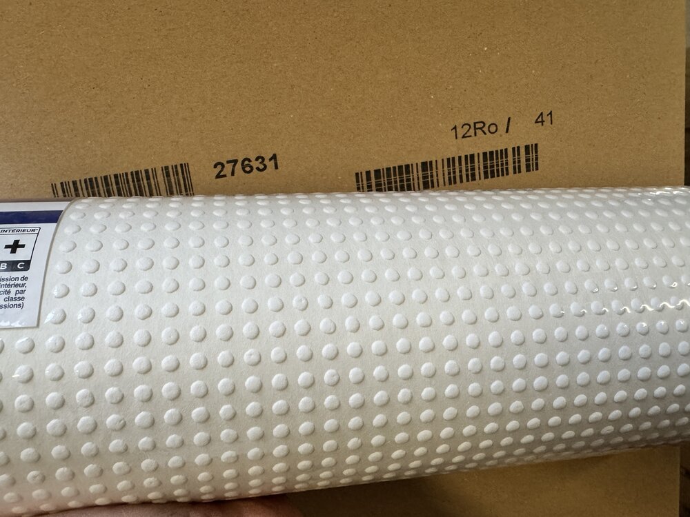 WIT OVERSCHILDERBAAR RELIEF VLIES BEHANG