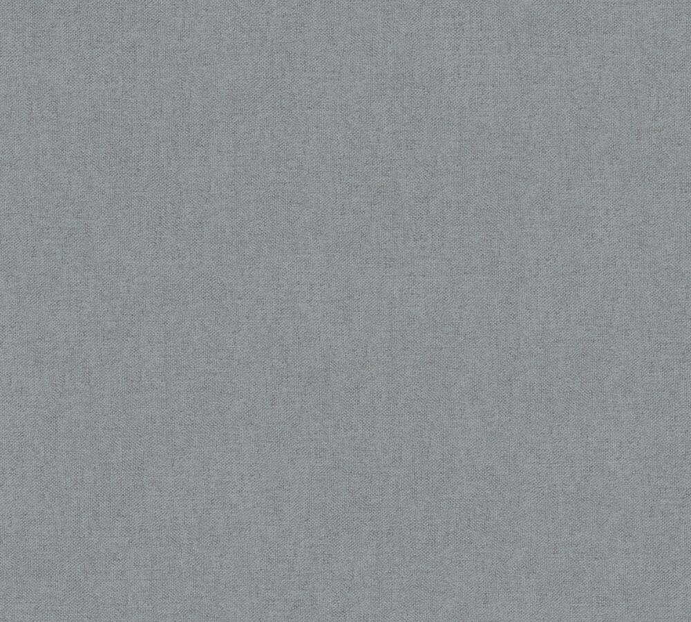 As behang Vinyl op vlies 33374-2 grijs luxe linnen weefsel look