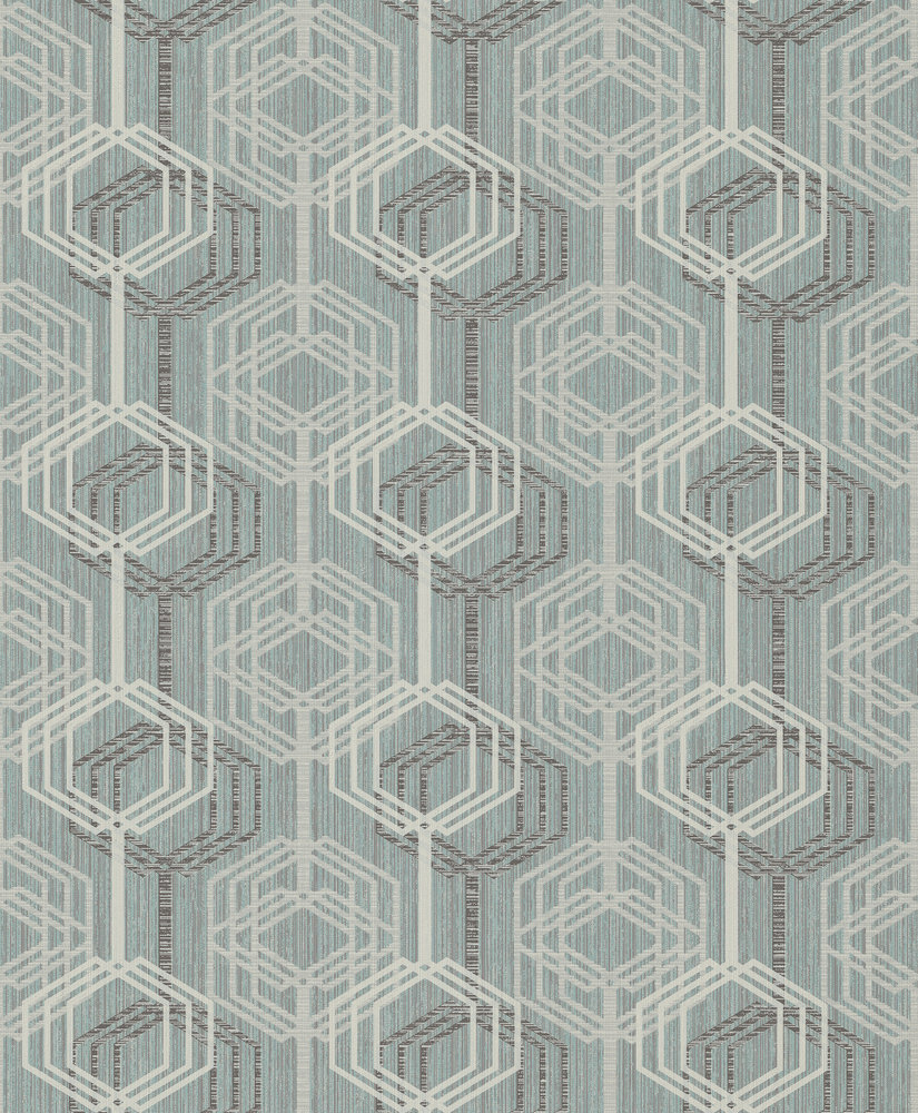 retro grafisch scandinavian   vinyl op vlies 631-01