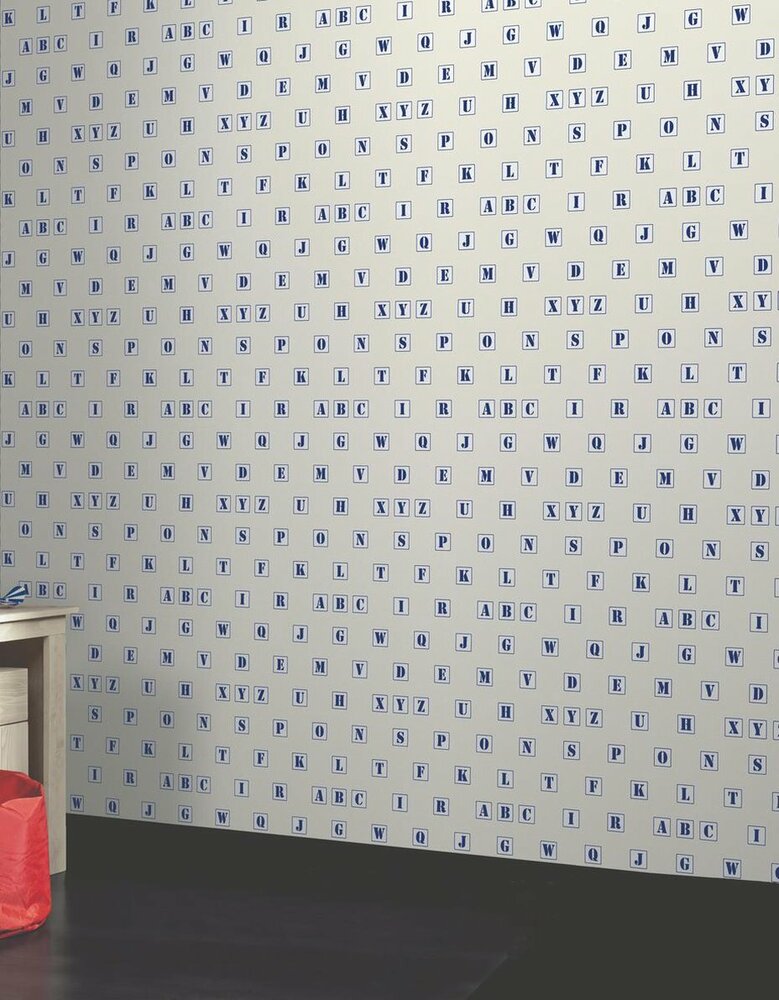 abc blokkenpapier behang 