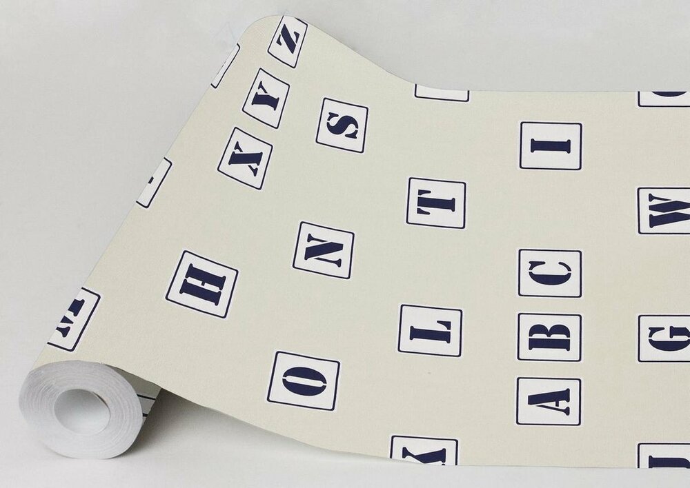 abc blokkenpapier behang 