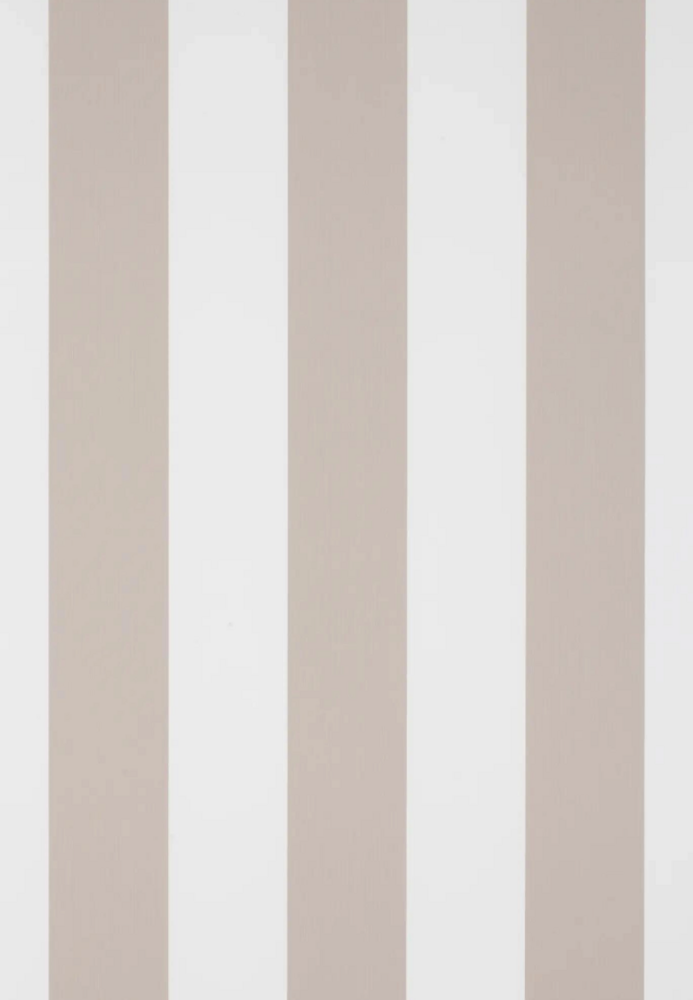 taupe/wit linnenweefsel streep vinyl op vlies1