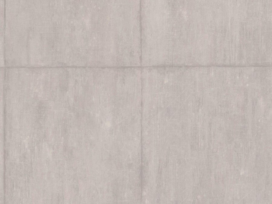 curious behang  grijze/taupe beton platen vinyl op vlies1