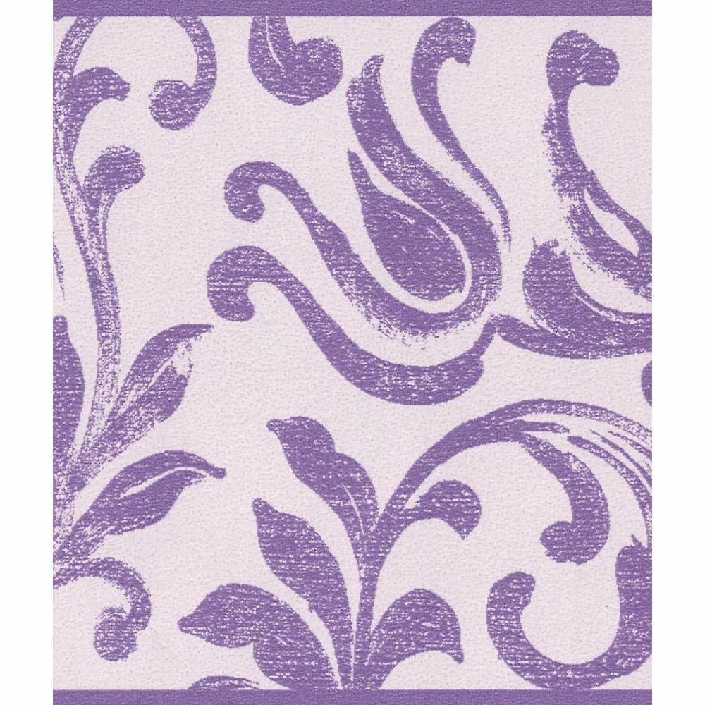 vinyl rand A.S. Cr&eacute;ation 6353-27 Borders, Flowers Beige and Turquoise