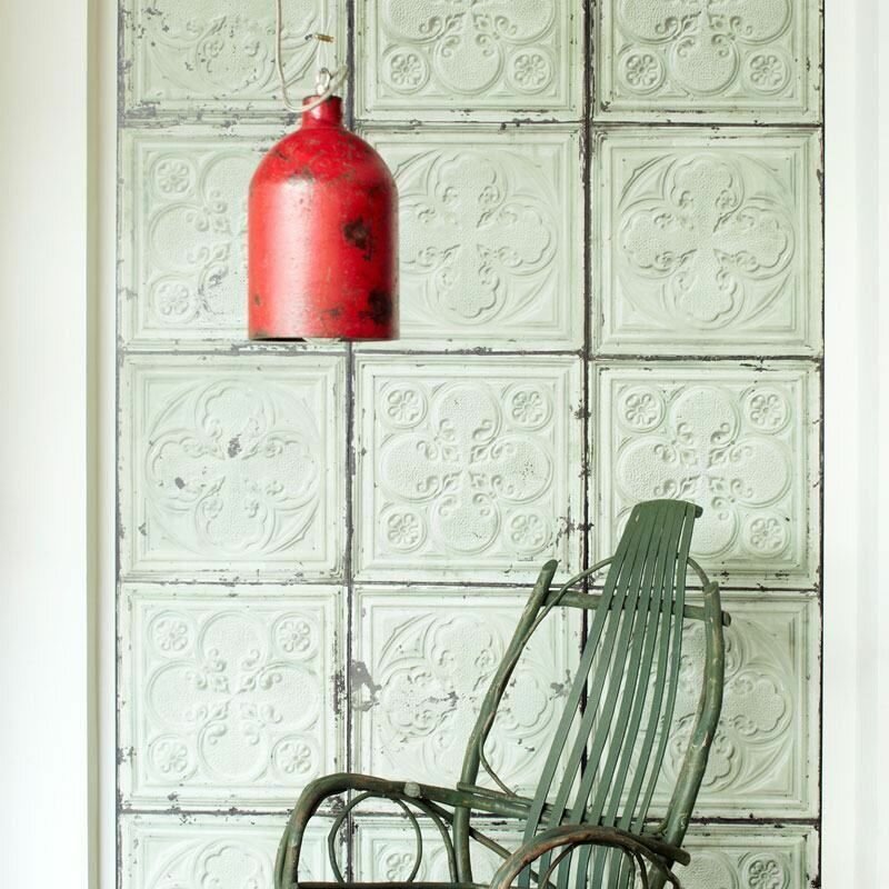 brooklyn metro newyork tin tiles by piet hein eek  pastel green