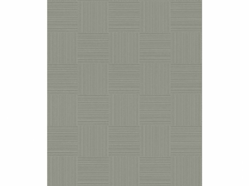 denzo grafisch squares green vlies