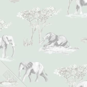 OLIFANTEN  AQUAREL SKETCHES MINT   vlies1