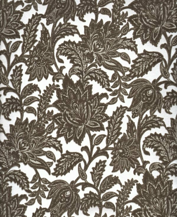 Schloss Hohenberg  brown olive  velours behang  vlies  Furstin Susupolt1