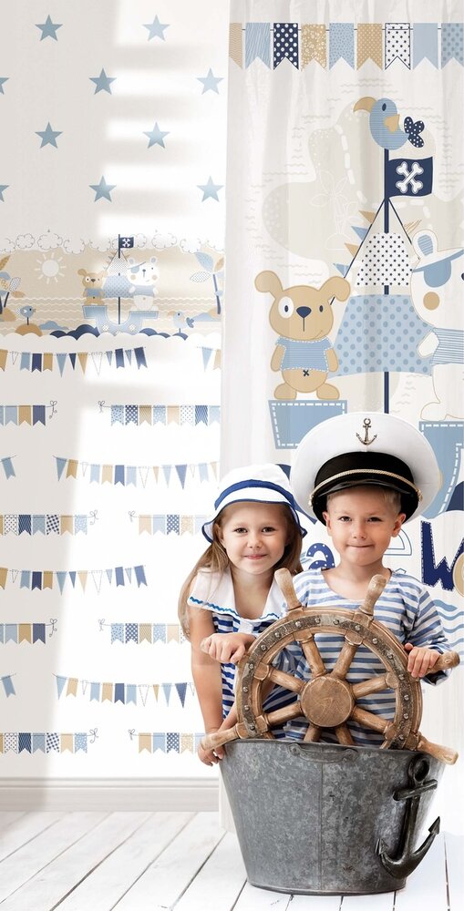 wit  roze taupe guirlandes met vlaggetjes de princesse royale  met glanseffect vlies {2 e foto andere kleur idee hoe schattig op de muur }1