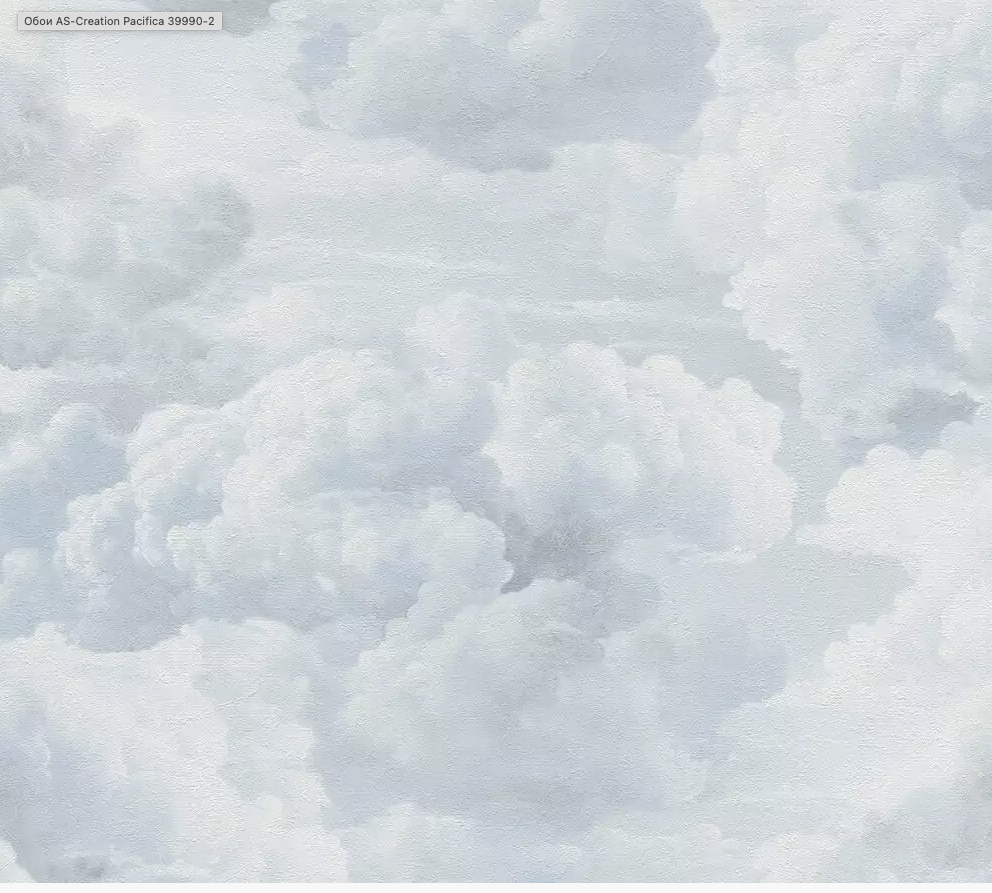 TUSCANY SKIES DREAM CLOUDS vlies  dubbelbreed 1.06 meter vlies