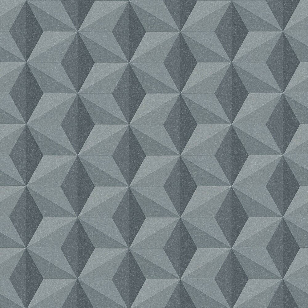 retro grijsgrafisch  met glitter  vinyl op vlies