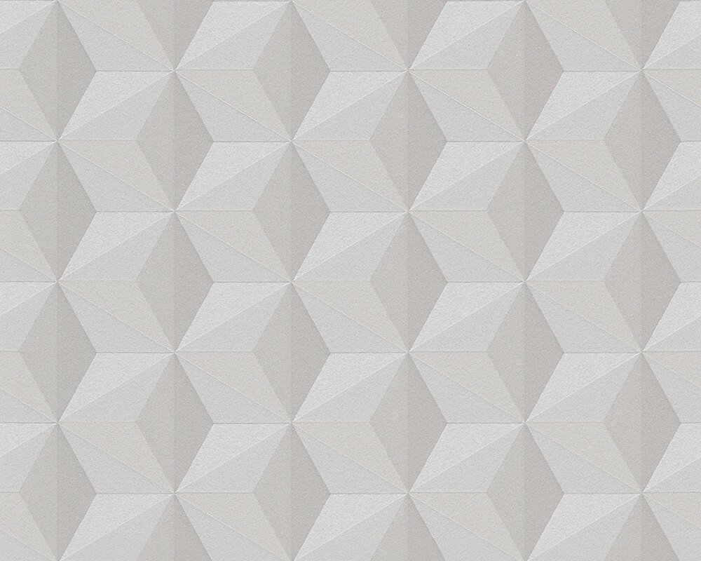 retro creme taupe grafisch  met glitter  vinyl op vlies