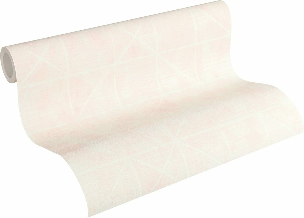 djooz grafisch wit zacht roze vlies