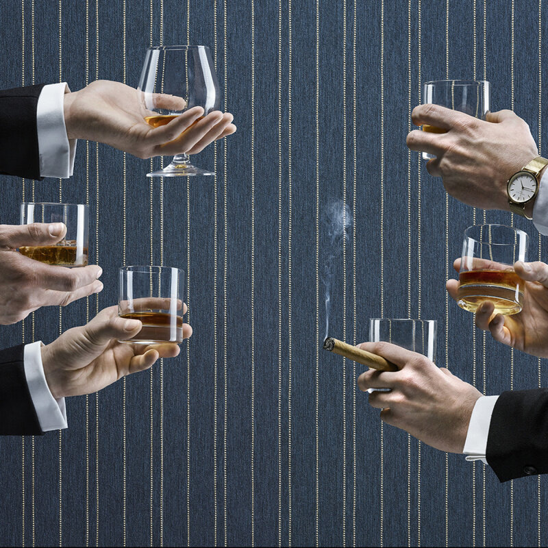 BN Wallcoverings Neo Royal by Marcel Wanders 218612  blauw licht blauwvinyl op vlies1