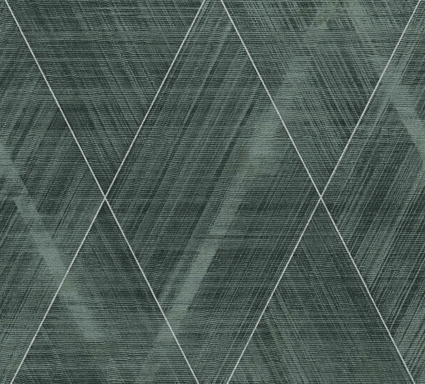 AS Creation Battle of Style 38824-2 - 388242 Groen / Zwart grafisch linnenweefsel vlies