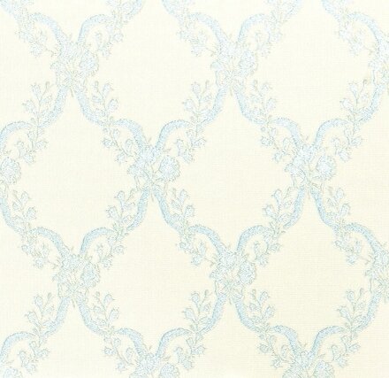 Eijffinger Prinzessin von Wurttemberg 320205 ice blauw ivoor zwaar italiaans relief  vinyl1