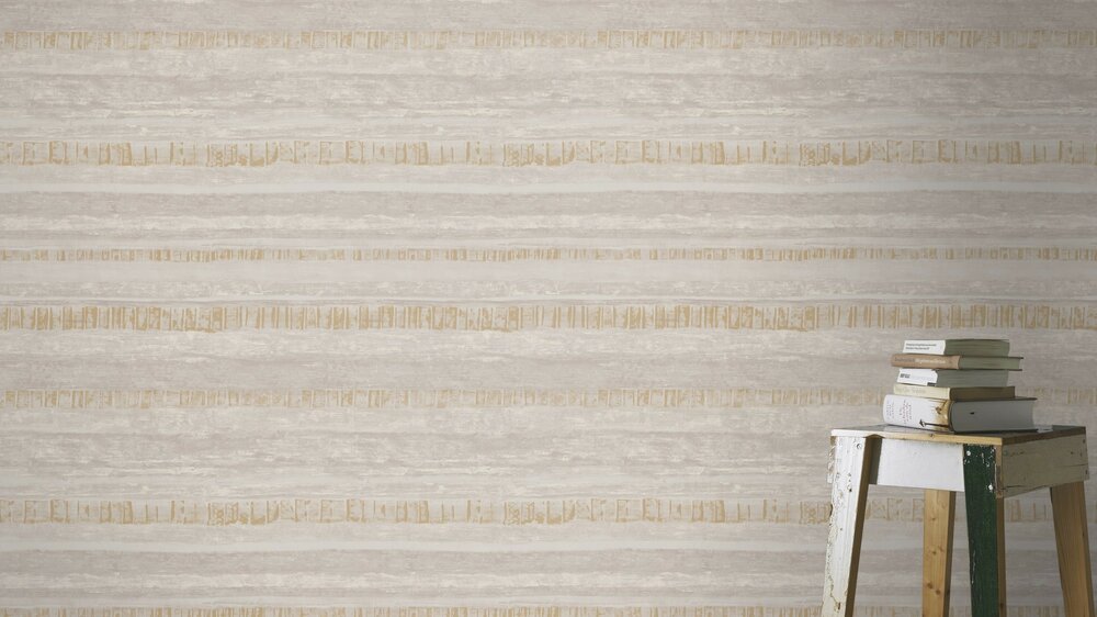 hotel chique wit  goud vlies 2 e foto voorbeeld behang op muur in andere kleur