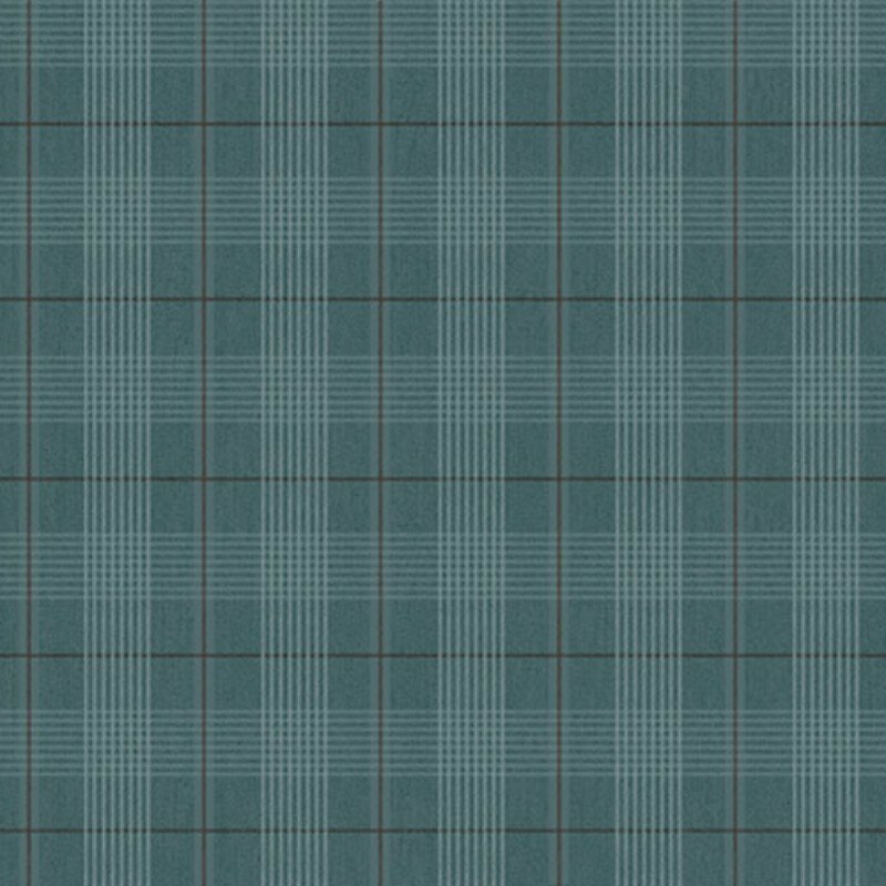 scandi blue ruit  midbec vlies