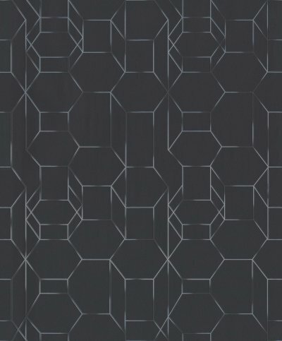 BN Wallcoverings Dimensions 219603 - zwart met wit / grijs by Edward van Vliet1