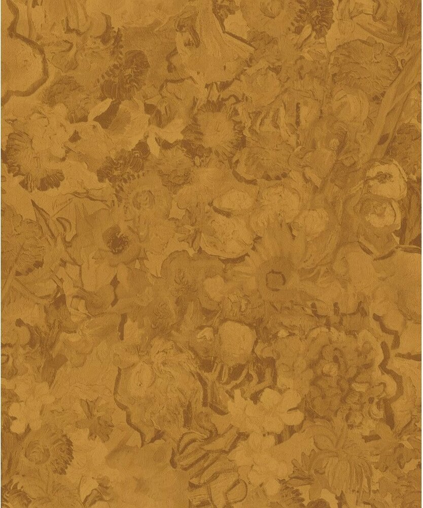 BN Wallcoverings Van Gogh 3  221501  oker flowers ton sur ton