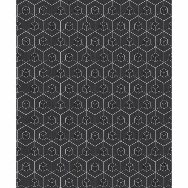   zwart zilver soft diamond dust escher effect grafisch by edward van vliet1
