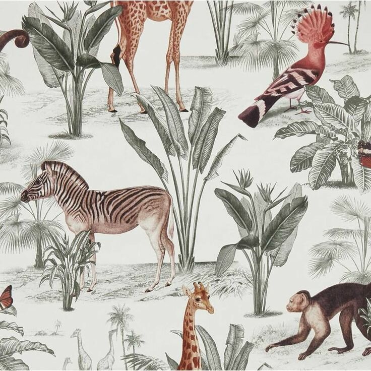 the queens zoo  green  vlies 2e foto vb patroon andere kleur