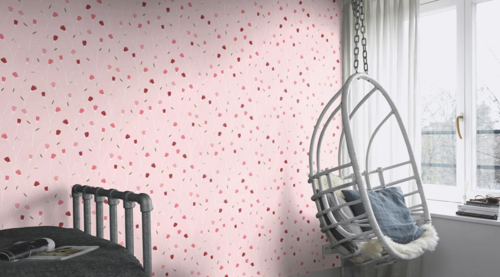 Rasch Selection Papier, Floral, rosa 203165