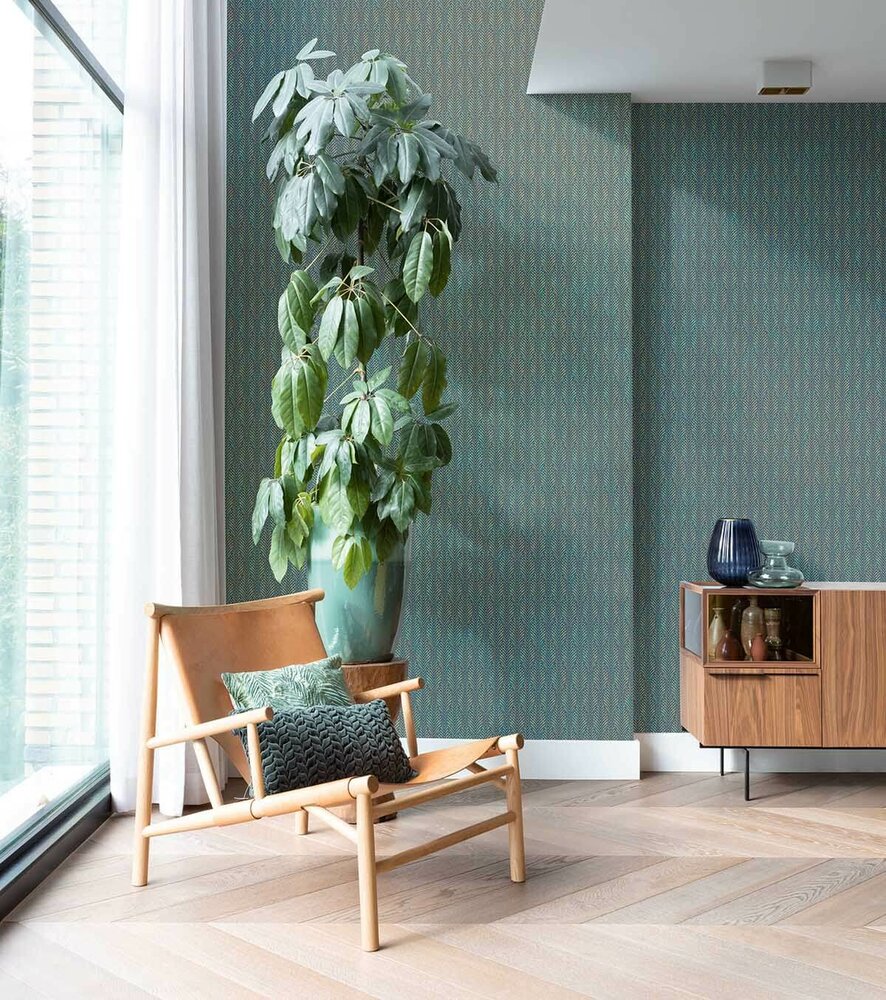 Rasch Emil en Hugo blauw groen grafisch 300160