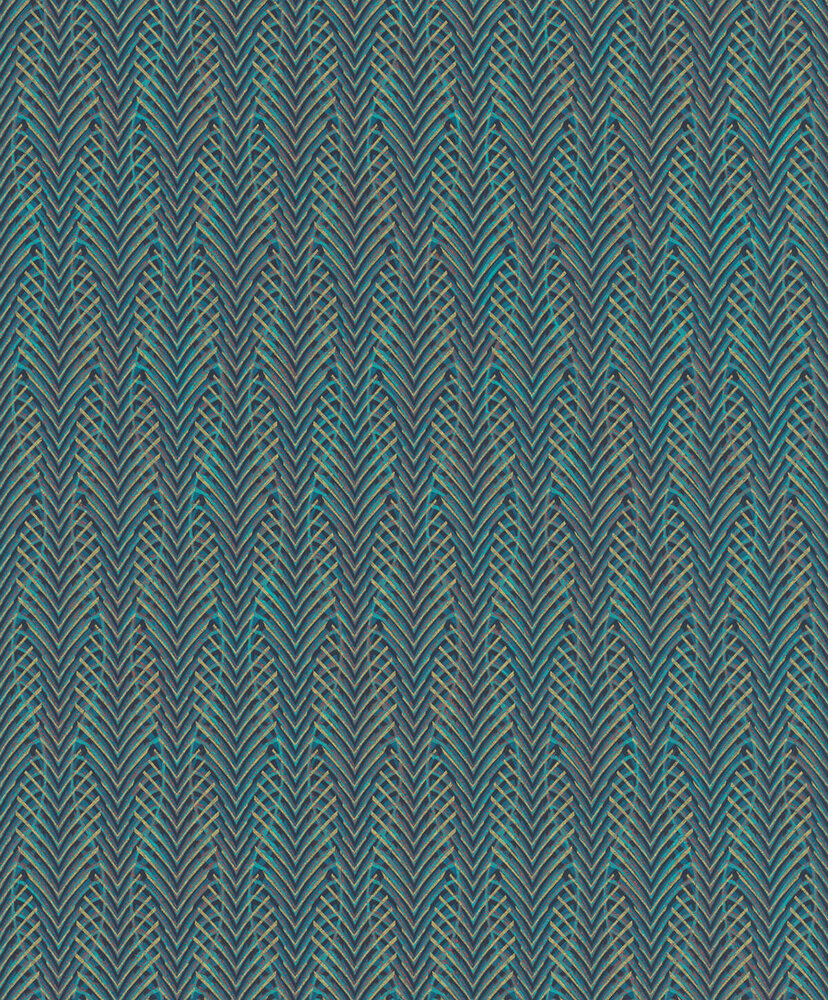 Rasch Emil en Hugo blauw groen grafisch 300160