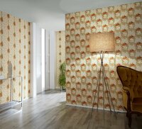 marie antoinette petit trianon chateau  glans vinyl op vlies met zachte glinster