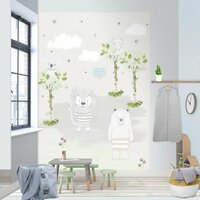 Behangexpresse K&L P&R Bears And Lions Fotobehang INK7011