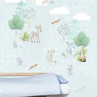 Behangexpresse Kay And Liv Forest Friends Fotobehang INK7046