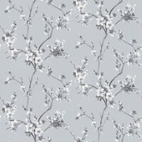 38500-3 amandel bloesem  1.06 brede rollen  vlies met glitter op bloesem en takjes