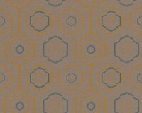 ethnic origin retro taupe oker petrol vlies