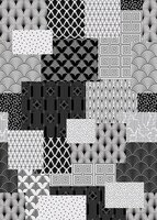 Behangexpresse Light &amp; Dark Fotobehang INK7341 ART DECO BLOCKS