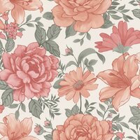 flower romance cottage style vlies
