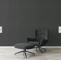 titanium coal grey lengte werking  vinyl. op vlies