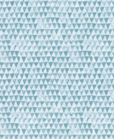 eijffinger  happy bleu petrol driehoekjes vlies