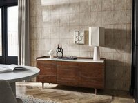 BN Wallcoverings Imagine 221073 - Grijs beton platen vinyl op vlies1