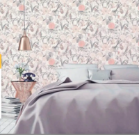 les petites fleurs  et  oiseaux de la reine hofburg vlies behang