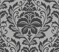 dubai hotel chiczwart zilver vinyl op vlies