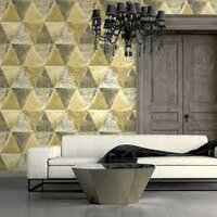 Dutch Wallcoverings Hexagone L625-02  dubai metallic gold
