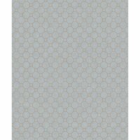 grafisch hotelchic  ijsblauw brons vinyl op vlies