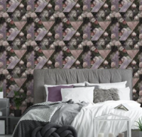 JULIEN MACDONALD Vliesbehang 111780 Utopia roze met glitter