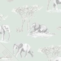 OLIFANTEN  AQUAREL SKETCHES MINT   vlies1