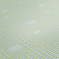 grafisch soft bleu met goud glinster vinyl op vlies