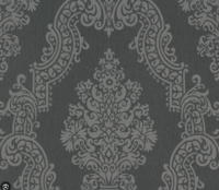 linnenweefsel barok grijsvinyl op vlies 1