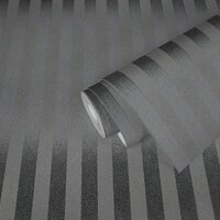 Duchess of Windsor art deco glittering horizontal and vertical stripes vinyl op papier